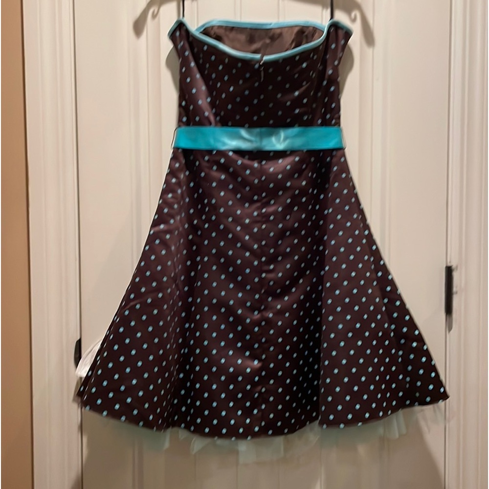 Jessica McClintock~Gunne Sax 9/10 Strapless Party Special Occasion Short Gown - Picture 16 of 16